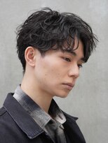 フィフス 大分(fifth)&nbsp;大分シャドウパーマメンズカットラウンドマッシュツーブロック