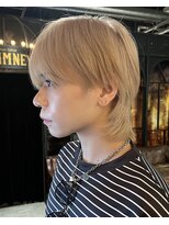 ノラ ヘアーサロン(NORA HAIR SALON)&nbsp;【石山】ハイトーンマッシュウルフ