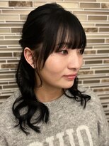 カインド 南青山(hair&make up KIND)&nbsp;ハーフアップ&多幸感メイク