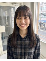 零秒女髪 千里丘店 艶髪まとまり上品ロングヘアスタイル髪質改善美髪髪質改善カラー