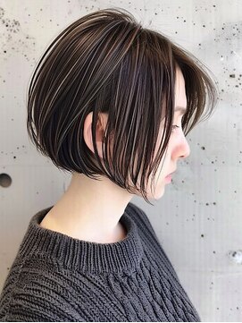 ルーファス 恵比寿 渋谷(Ruufus) 【40代~】似合わせ大人ショートボブ/グランマッシュ/髪質改善