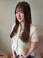 リベラル(liberal) 髪質改善 ロングレイヤー ショコラブラウン 【20代/30代/40代】