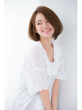 ガーデントウキョウ(GARDEN Tokyo) 【GARDEN KOMAKI】大人柔らかひし形ボブにミルクティーカラー