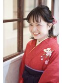 卒業式袴着付けハーフアップ【sola:neolive 相模大野店】