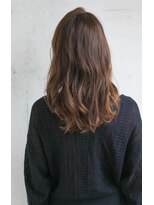 リリアン 青山(relian) チョコレートブラウンで柔らかふんわりロング☆relian青山