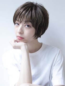 コクーン(Cocoon) シアーベージュストレート☆#斜めバング#デザインカラー