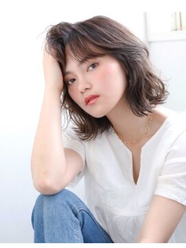 ヘアアンドケア エジェリラボ(hair&care egerie lab) 大人センターパートのお洒落ボブ☆ラボスタイル