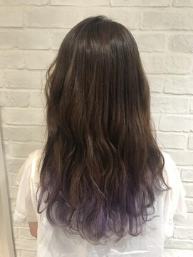 コム(com by neolive) 裾カラー＊パープル　2