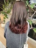 ヘアメイク ゼロ(0)&nbsp;レッドヴァイオレットグラデーション