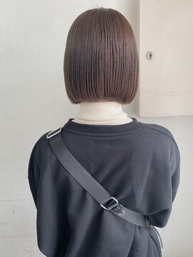 キャンバス バイ ネオリーブ 横浜西口(Canvas by neo.) ボブ ギリギリボブ 似合わせボブベージュ 【sk】