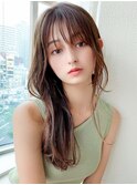 アースカラー/前髪/小顔/似合わせカット/デザインカラー