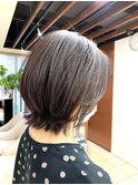 大人女子ナチュラルストレート/外ハネボブ/ひし形くびれスタイル