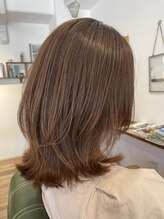 ホロホロ ヘアーデザイン(holoholo Hair Design) 大人可愛い20代30代40代小顔ウルフレイヤーボブ丸みショートボブ