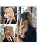 【Lilly新宿】#ヘアセット#ハーフアップ#韓国