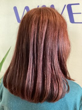 ウエーブ ワンレングスカット