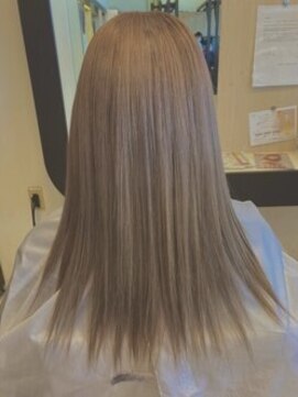 ヘアショップエヌアンドエー 久喜 栗橋店(hairshop N&A) ツヤストレート・チェリーブラウン・フェミニン#栗橋