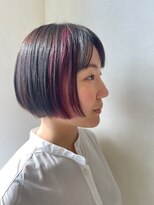 ヘアーデザイン ラクーナ(hair design La cuna) ハイライト×ピンク☆アクセントカラー/夏カラー/20代30代40代