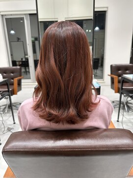 フォルテ 島田店 韓国ヘア×ベージュピンク