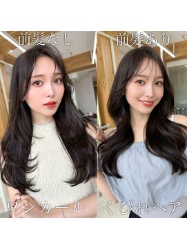 アフロートリノ(AFLOAT Leino) 大人可愛い韓国ヘア　レイヤーカット　似合わせ小顔顔まわり#