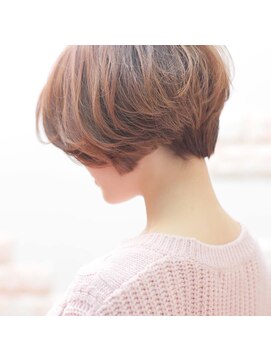 セカンドムウ(Second MW) グレージュカラー/カーキベージュ/ショートボブ