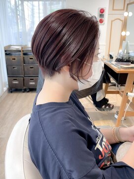 ネオリーブ チロル 横浜西口店(Neolive CiroL.) ハンサムショート　レッドブラウン【池田】