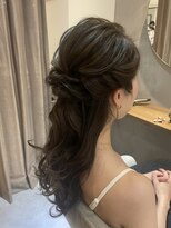 ジーナエス 札幌(Zina S)&nbsp;髪質改善＊ゆるふわハーフアップ＊美髪【Zina S 札幌】