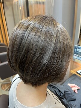 リベアトウキョウ 大島店(ReverTOKYO) ボブ/ハイライト/アッシュ