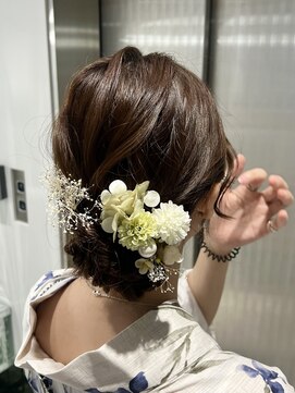 アールプラスヘアサロン(ar+ hair salon) ♪ヘアセット　ニュアンス　シニヨン