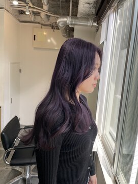 リアン バイ キートス(Lien by kiitos) ラベンダーグレー/グレージュ/透明感カラー/ダブルカラー