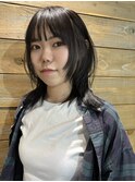 【切りっぱなし × 顔周りレイヤー × グレーアッシュ】浅野美紀
