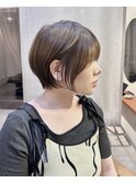 《number はまだ》あご上ライン！丸みショートボブ！
