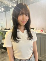 カフ(CAF) CAF松本/ロングウルフレイヤー/カーキベージュ/大阪/心斎橋