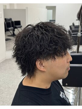 ブライト(BRIGHT) ［BRIGHT］マッシュウルフ×波巻き［静岡/メンズ/静岡駅］