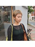 ベリーショート＋ブロンド