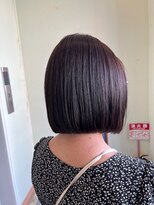 ナンバー 天王寺(NUMBER)&nbsp;ツヤ感カラー×ボブ