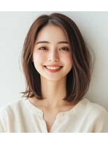 ルシードスタイル アウラ 松戸市五香(LUCIDO STYLE Aura)&nbsp;ミディアムスタイル【松戸#五香#白髪染め#カラー#髪質改善】