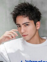 メンズヘアセンス 渋谷(MEN'S HAIR SENSE) 【SENSE渋谷】アップバングショート ソフトツイストメンズパーマ