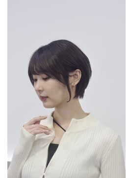 メモリーズ 表参道(Memories) 大人かわいい小顔ショートショートヘア30代40代50代白髪ぼかし