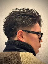 ヒロギンザバーバーショップ 大宮店(HIRO GINZA BARBER SHOP) かき上げ　ツイスパ