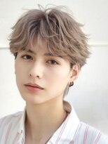 オーシャントーキョー サニー 原宿(OCEAN TOKYO Sunny)&nbsp;フェザーパーマセンターパートハイトーンカラー