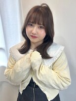 アンニュ(annuy)&nbsp;ヨシンモリ 顔周りカット 透明感カラー 韓国ヘア 20代 髪質改善