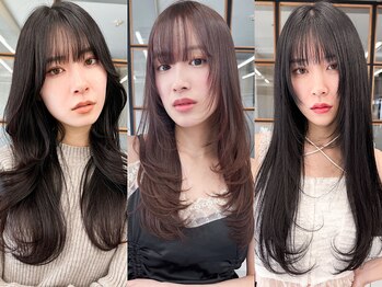 ヴァンクラウドコウベ(VENT CLOUD KOBE)の写真/一人一人の骨格や髪質を見極めたレイヤーカットでご自宅でも韓国ヘアがセットしやすい◎