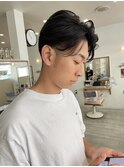 メンズショート/センター分け/カジュアルメンズ/韓国ヘア