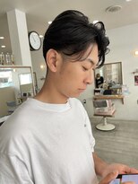 エルフ(elf)&nbsp;メンズショート/センター分け/カジュアルメンズ/韓国ヘア