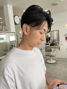 エルフ(elf) メンズショート/センター分け/カジュアルメンズ/韓国ヘア