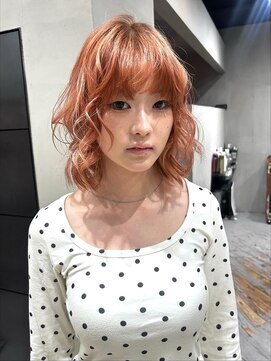 ヘアー アイス ルーチェ(HAIR ICI LUCE) オレンジ/ペールオレンジ/オレンジブラウン/秋カラー/太田