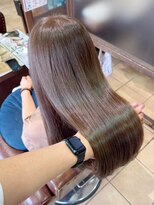 ハピネス クローバー 学園前店(Happiness CLOVER)&nbsp;レイヤーロング　ブラウンカラー　艶髪