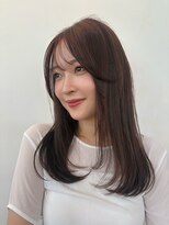 ベル 銀座並木通り店(Belle)&nbsp;小顔サイドバング♪秋っぽブラウン