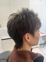 アルバ(Alba)&nbsp;スパイキーショート×プラチナアッシュ