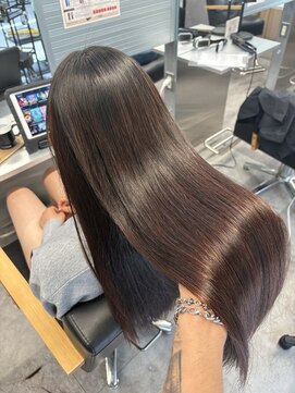 キング 梅田店(K!ng) 縮毛矯正髪質改善ハイライトレイヤーカット梅田美容室エクステ